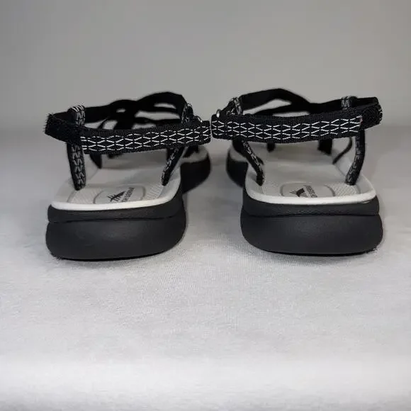 High Sierra Black Strappy Flip Flop Sandal - 9 - Picture 3 of 5